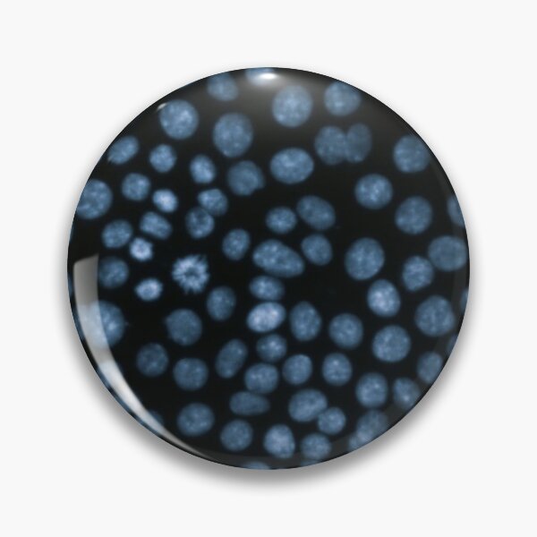Item preview, Cool blue nuclei in epithelial cells. Nature inspired polka-dots! designed and sold by ArtByScience.