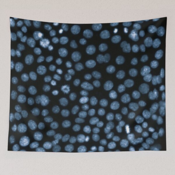 Item preview, Cool blue nuclei in epithelial cells. Nature inspired polka-dots! designed and sold by ArtByScience.