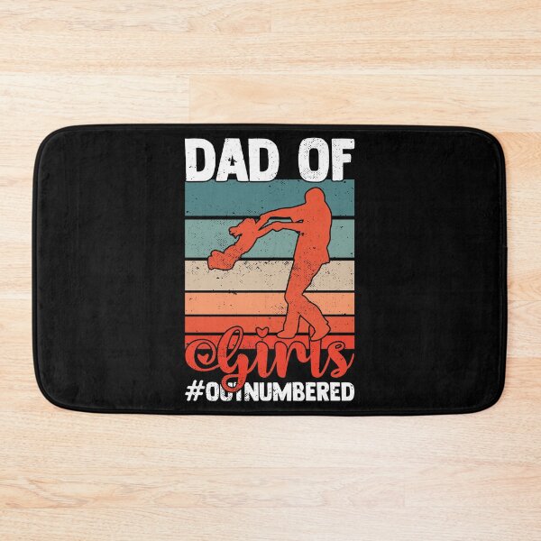 Item preview, Dad of Girls Outnumbered Husband Papa Funny Fathers Day designed and sold by haselshirt.