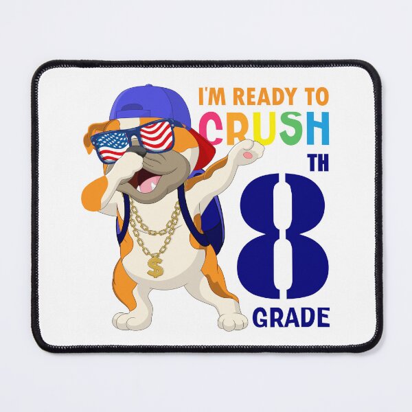 Item preview,    I'm Ready To Crush 8 th Grade  Funny Dabbing Pug Dog Dab  Back To School designed and sold by ANO  RIC.