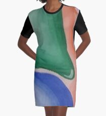 By the Sea Graphic T-Shirt Dress