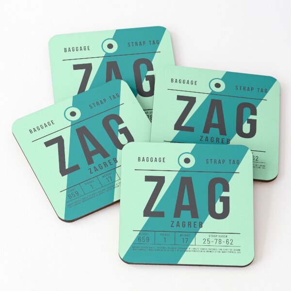 Item preview, Luggage Tag E - ZAG Zagreb Croatia designed and sold by VoodooCircus.
