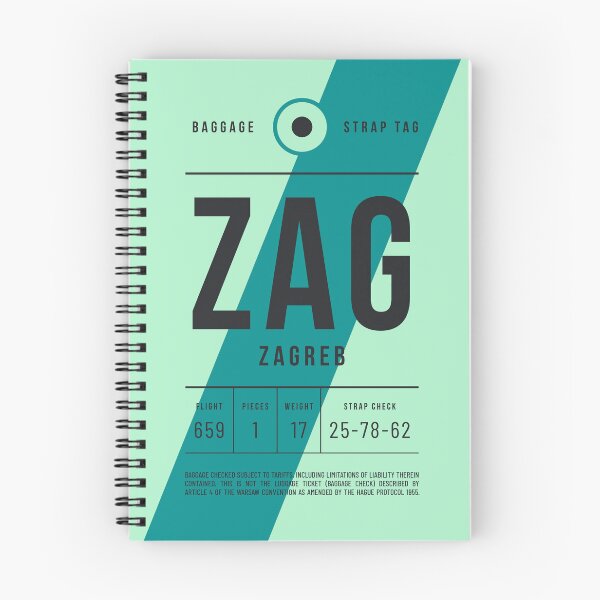 Item preview, Luggage Tag E - ZAG Zagreb Croatia designed and sold by VoodooCircus.