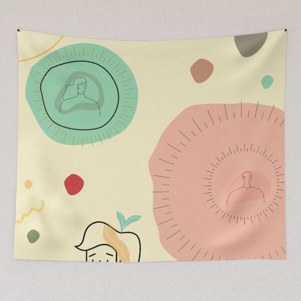 Item preview,  geometric abstract drawing, arts, art, painting designed and sold by Eagle-Eyes.
