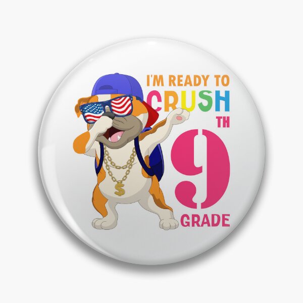Item preview,     I'm Ready To Crush 9 th Grade  Funny Dabbing Pug Dog Dab  Back To School designed and sold by ANO  RIC.