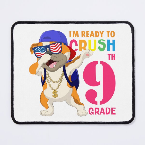 Item preview, I'm Ready To Crush 9 th Grade Funny Dabbing Pug Dog Dab Back To School designed and sold by ANO RIC.