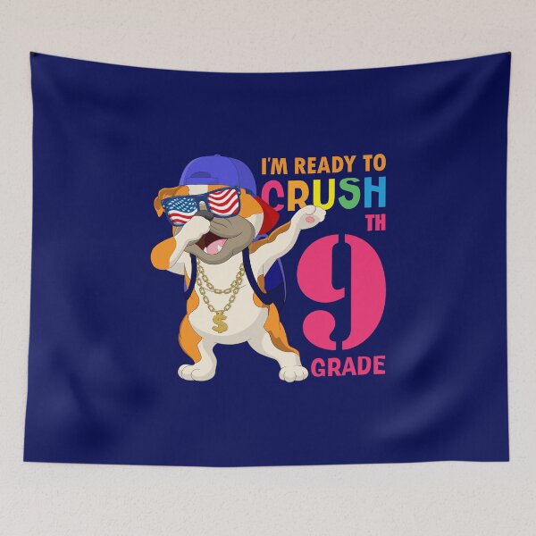 Item preview,     I'm Ready To Crush 9 th Grade  Funny Dabbing Pug Dog Dab  Back To School designed and sold by ANO  RIC.