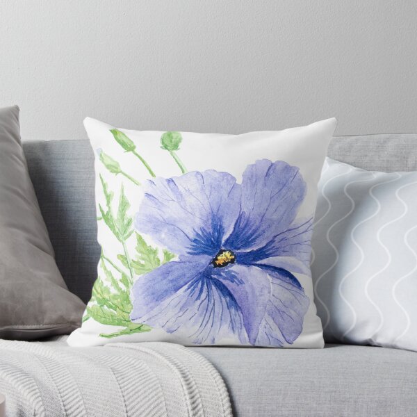 Item preview, Native Hibiscus Watercolour Painting designed and sold by Nicky Rollings.