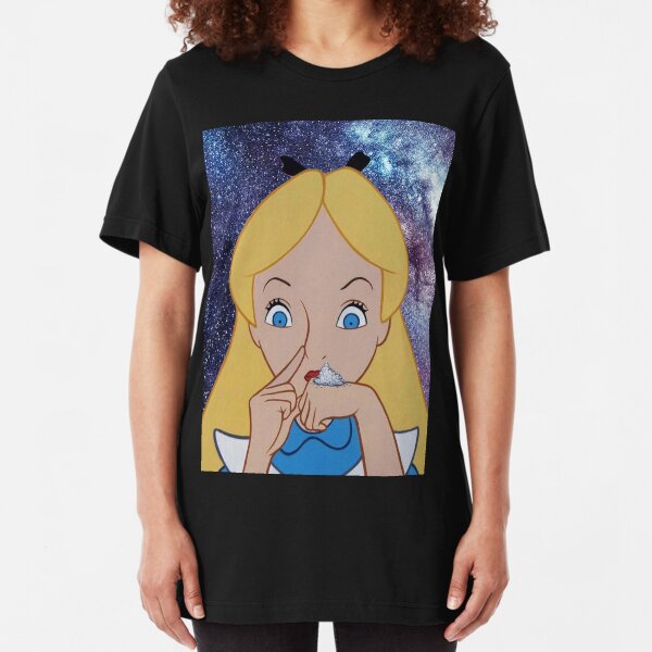 Alice in Wonderland doing a Bump Slim Fit T-Shirt
