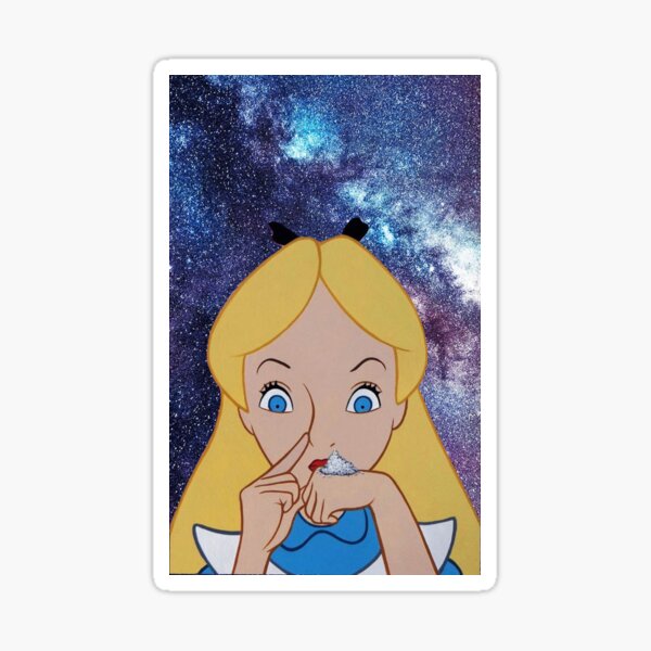 Alice going to Wonderland Sticker