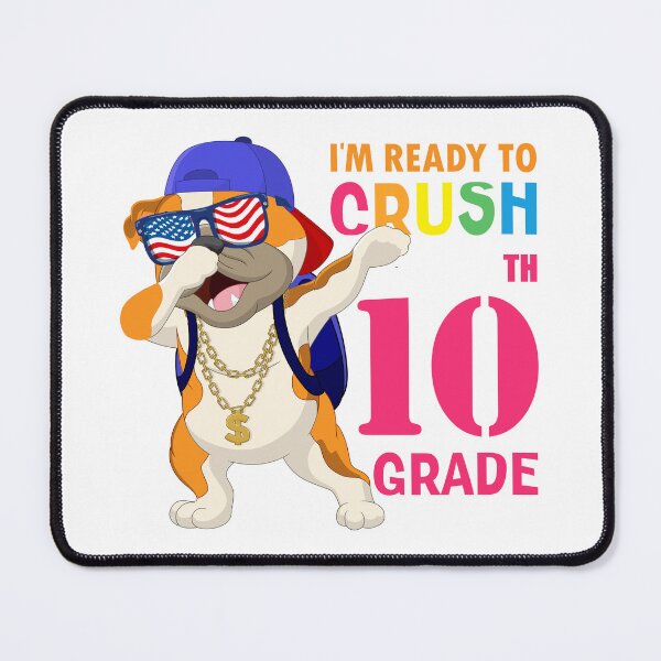 Item preview, I'm Ready To Crush 10 th Grade Funny Dabbing Pug Dog Dab Back To School designed and sold by ANO RIC.