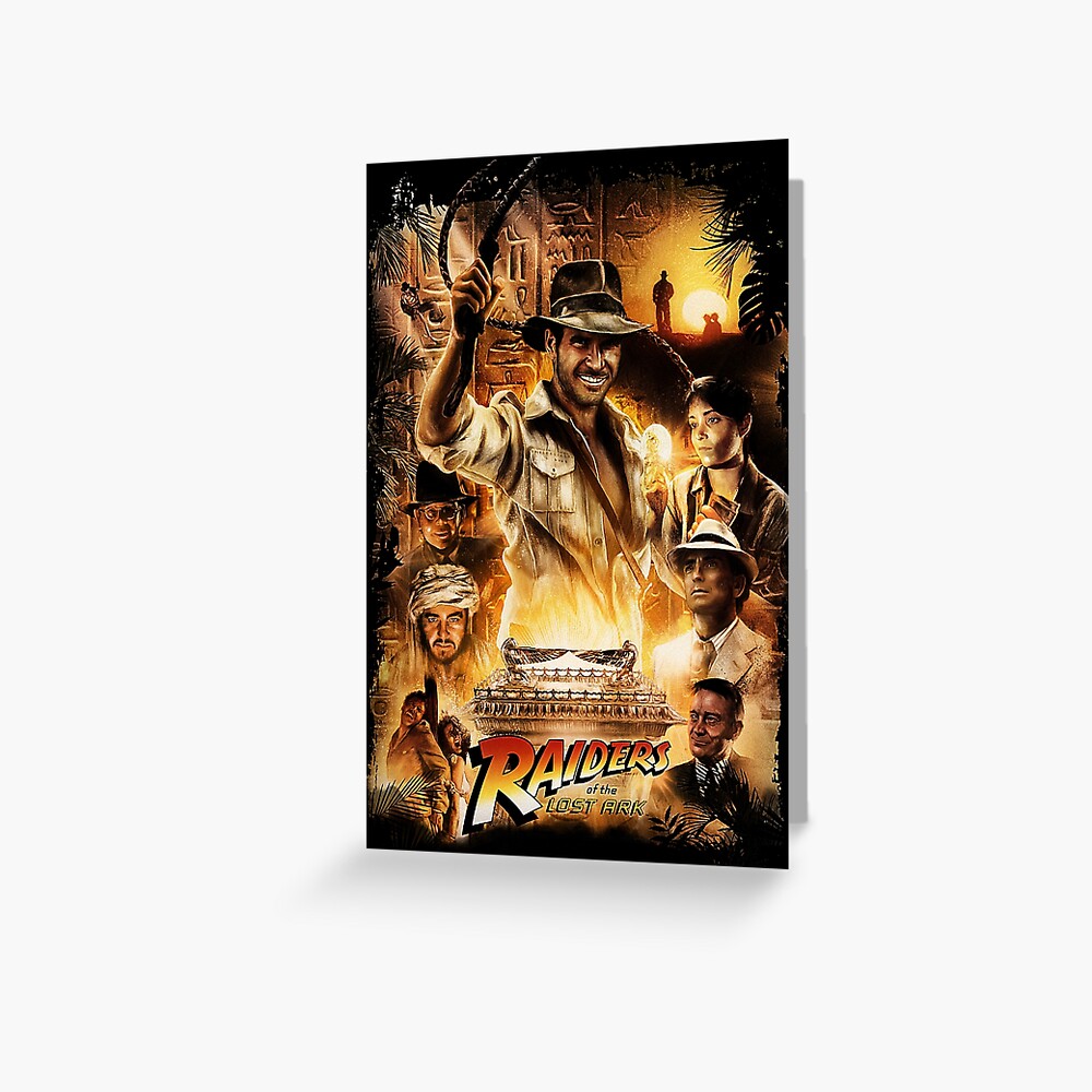 "raiders of the lost ark " Greeting Card for Sale by jaymejgryson