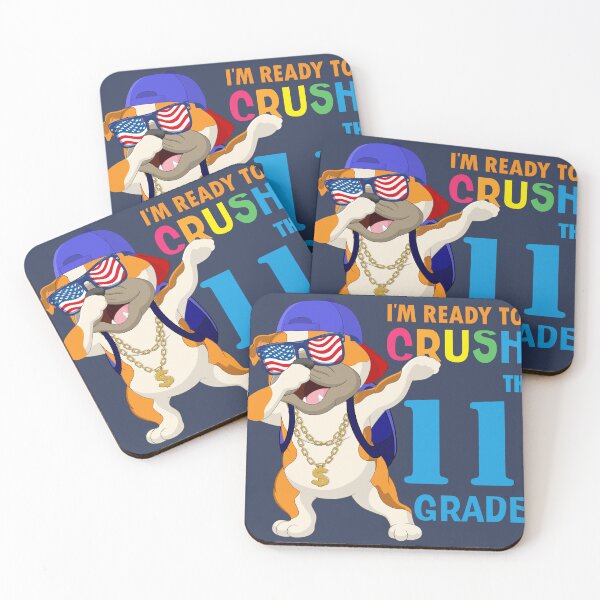 Item preview, Copy of      I'm Ready To Crush 11 th Grade  Funny Dabbing Pug Dog Dab  Back To School designed and sold by ANO  RIC.