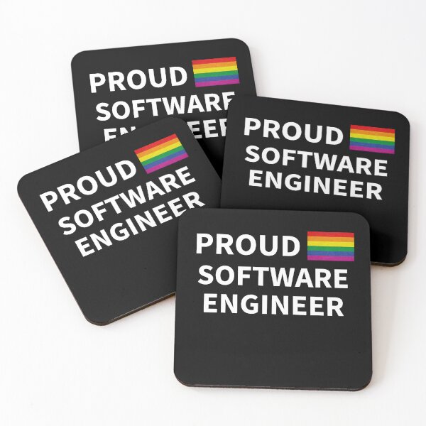 Item preview, Proud Software Engineer LGBT Rainbow designed and sold by razvigod.