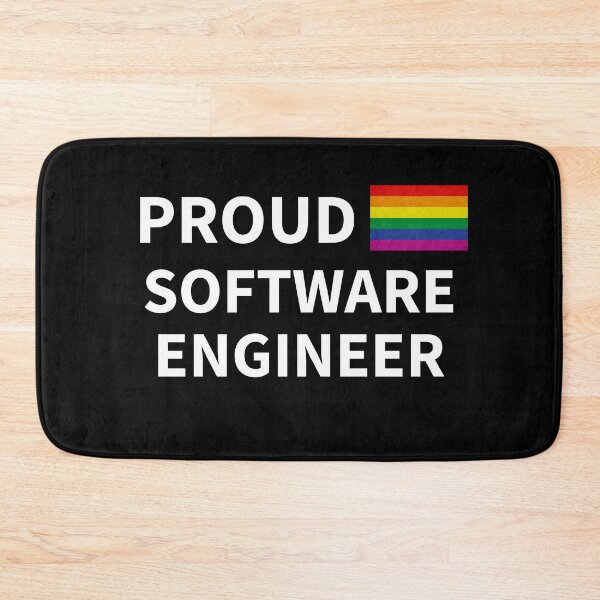 Item preview, Proud Software Engineer LGBT Rainbow designed and sold by razvigod.