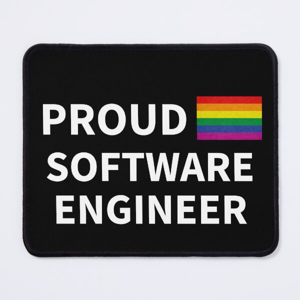 Item preview, Proud Software Engineer LGBT Rainbow designed and sold by razvigod.