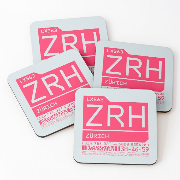 Item preview, Luggage Tag C - ZRH Zurich Switzerland designed and sold by VoodooCircus.