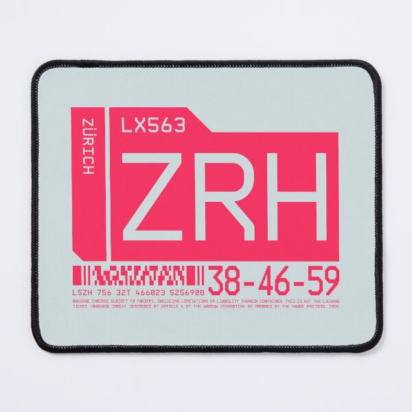 Item preview, Luggage Tag C - ZRH Zurich Switzerland designed and sold by VoodooCircus.