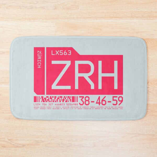 Item preview, Luggage Tag C - ZRH Zurich Switzerland designed and sold by VoodooCircus.
