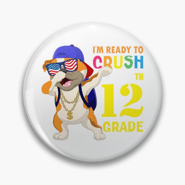 Item preview,       I'm Ready To Crush 12 th Grade  Funny Dabbing Pug Dog Dab  Back To School designed and sold by ANO  RIC.
