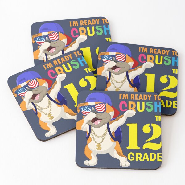 Item preview,       I'm Ready To Crush 12 th Grade  Funny Dabbing Pug Dog Dab  Back To School designed and sold by ANO  RIC.