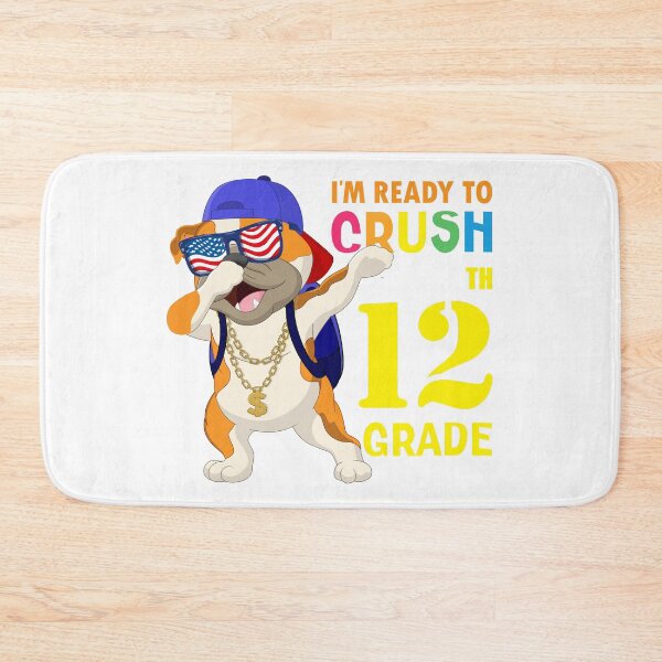 Item preview,       I'm Ready To Crush 12 th Grade  Funny Dabbing Pug Dog Dab  Back To School designed and sold by ANO  RIC.