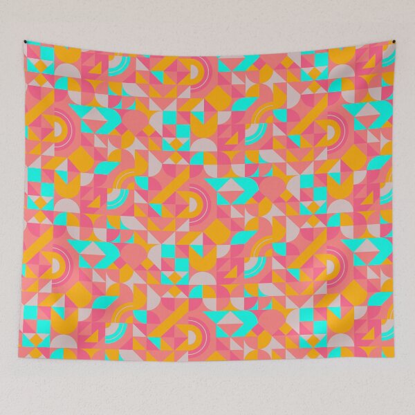Item preview, geometric colorful patterns conceptual Art - Abstract Neo Geo graphic design designed and sold by Design Repo.