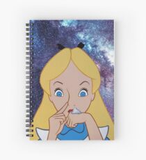 Alice in Wonderland doing a Bump Spiral Notebook