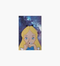 Alice in Wonderland doing a Bump Art Board