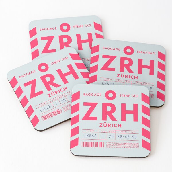 Item preview, Luggage Tag D - ZRH Zurich Switzerland designed and sold by VoodooCircus.