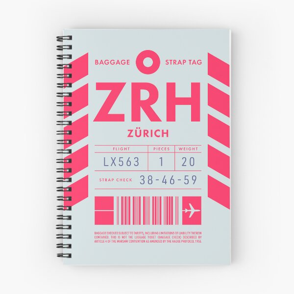 Item preview, Luggage Tag D - ZRH Zurich Switzerland designed and sold by VoodooCircus.