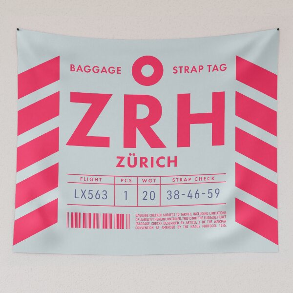 Item preview, Luggage Tag D - ZRH Zurich Switzerland designed and sold by VoodooCircus.