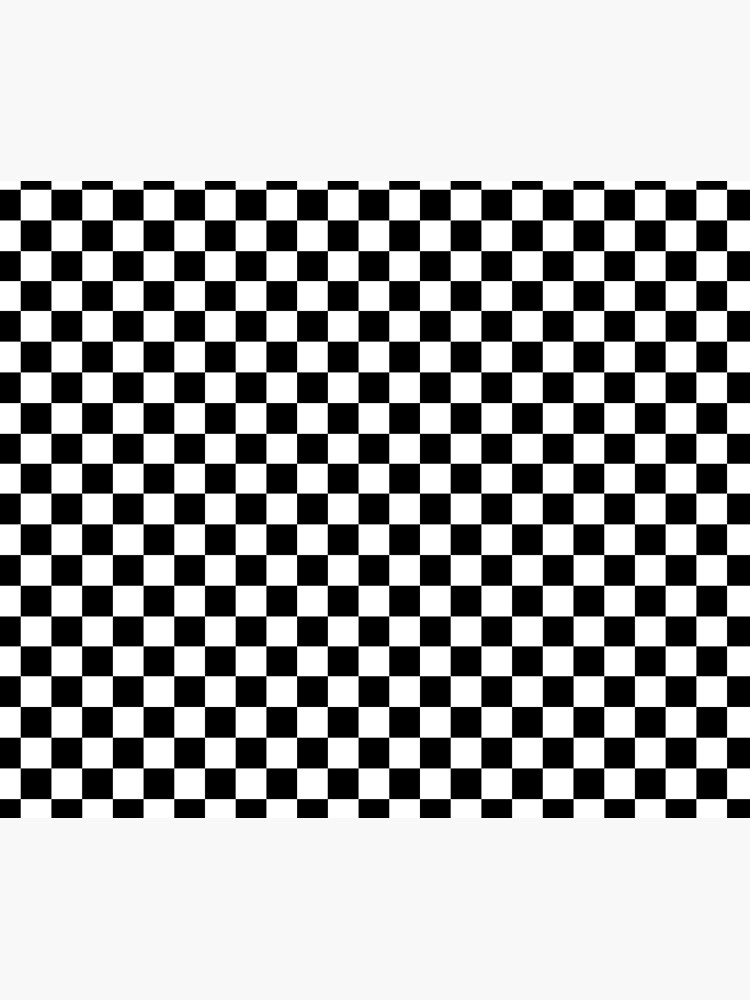 Checkered Flag. Chequered Flag. Motor Sport. Checkerboard. Pattern. WIN. WINNER. Racing Cars. Race. Finish line. BLACK. by TOMSREDBUBBLE