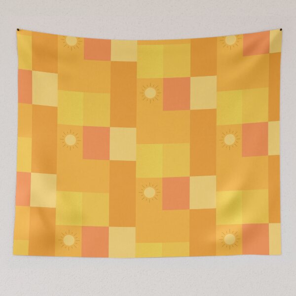 Item preview, Orange Sunshine Pattern designed and sold by ArtMeetsPizza.