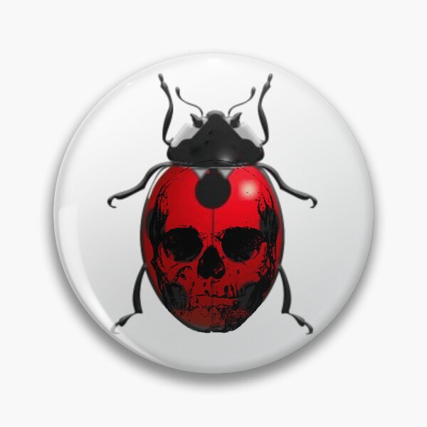 Item preview, cool skull ladybird designed and sold by leong732.