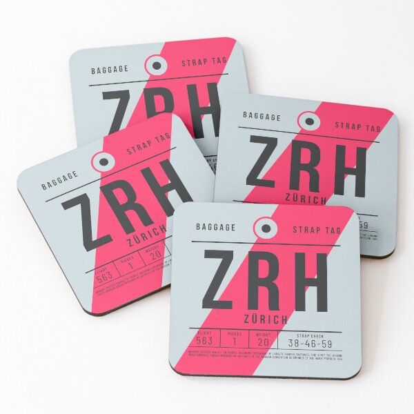 Item preview, Luggage Tag E - ZRH Zurich Switzerland designed and sold by VoodooCircus.