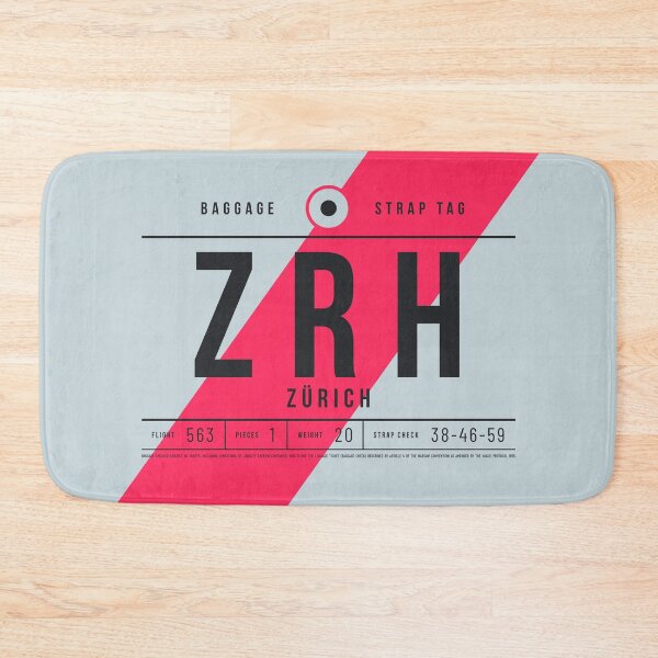 Item preview, Luggage Tag E - ZRH Zurich Switzerland designed and sold by VoodooCircus.