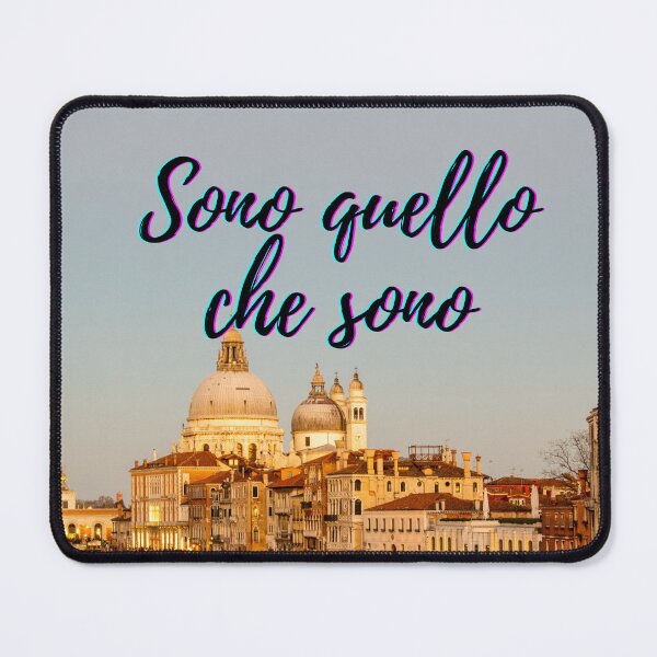 Item preview, I am what I am - popular Italian quotes theme gifts designed and sold by RebelliousRosee.
