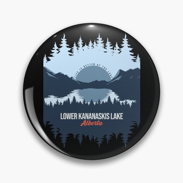Item preview, Lower Kananaskis Lake Alberta Canada Lake With Mountain And Pine Tree  designed and sold by Friday NightCo.