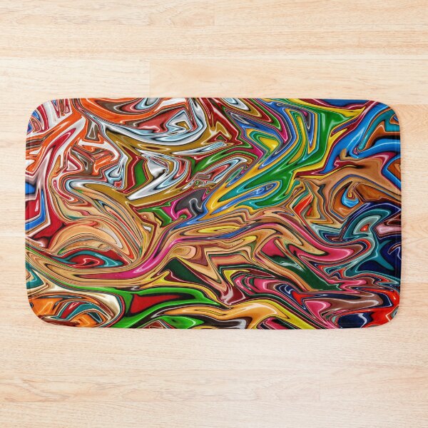Item preview, Colorful abstract art pattern designed and sold by perlphoto.