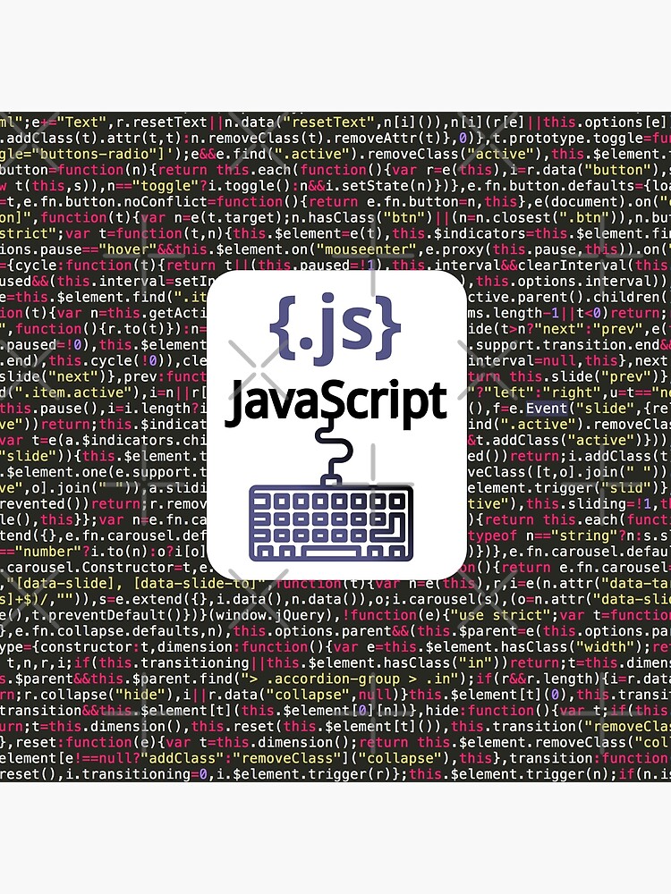 "JavaScript coding." Poster for Sale by Art-Vibrations | Redbubble