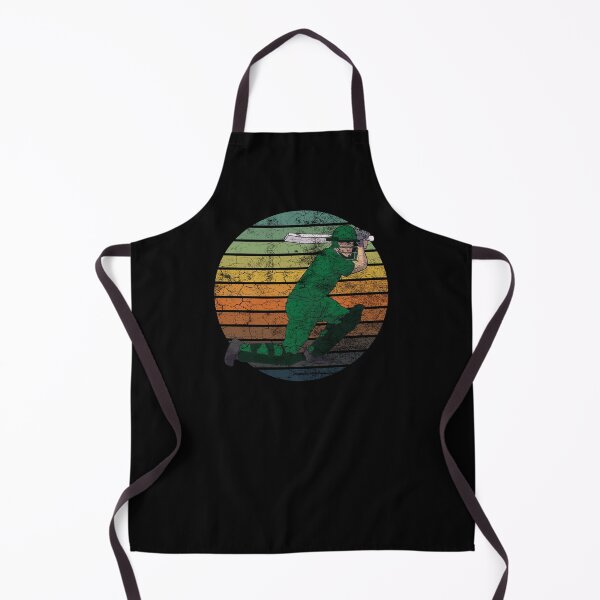 Item preview, Cricket Player with vintage sunset grunge texture designed and sold by Rhu Creations.