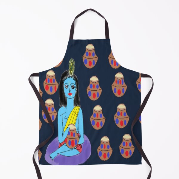 Item preview, Little Krishna eating butter designed and sold by Darkies-store.