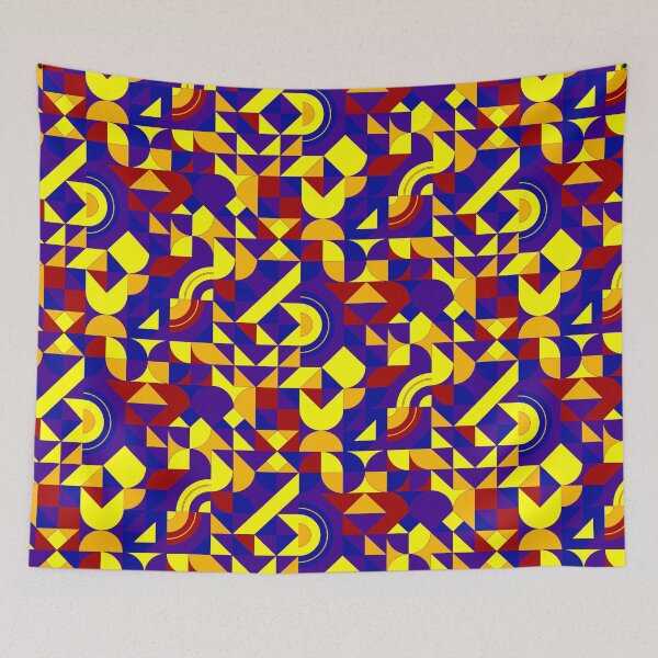 Item preview, geometric colorful patterns conceptual Art - Abstract Neo Geo graphic design designed and sold by Design Repo.