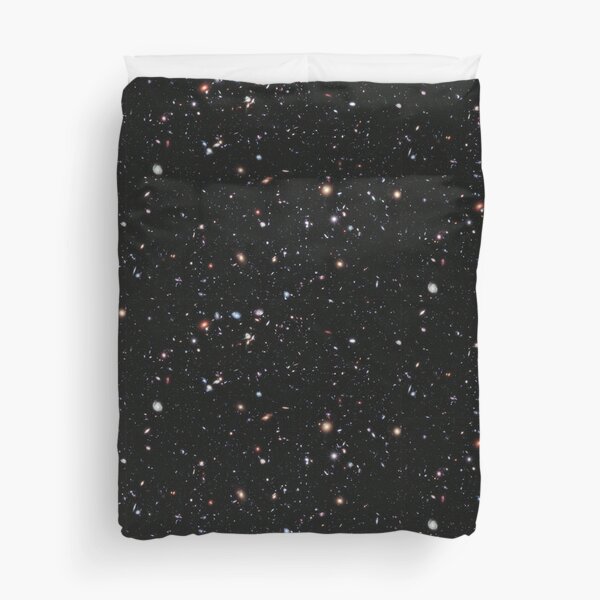 THE COSMOS. HUBBLE. Nasa, Extreme Deep Field image, space, constellation, Fornax. Duvet Cover