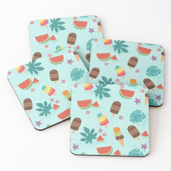 Item preview, Summer Beach Pattern Print designed and sold by Anmol Nayak.
