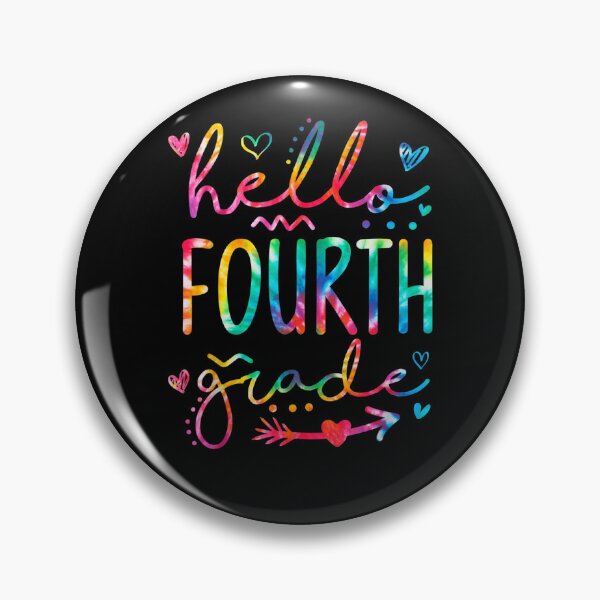 Item preview, Hello Fourth Grade Teacher Student Back To School Tie Dye  designed and sold by scirarmav.
