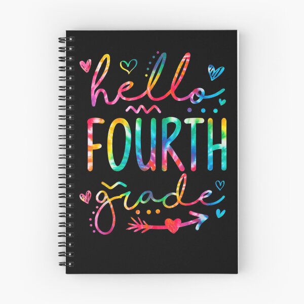 Item preview, Hello Fourth Grade Teacher Student Back To School Tie Dye  designed and sold by scirarmav.