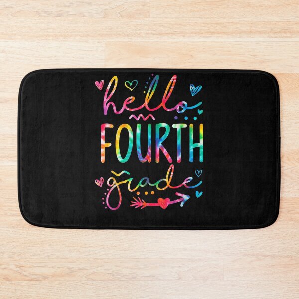 Item preview, Hello Fourth Grade Teacher Student Back To School Tie Dye  designed and sold by scirarmav.