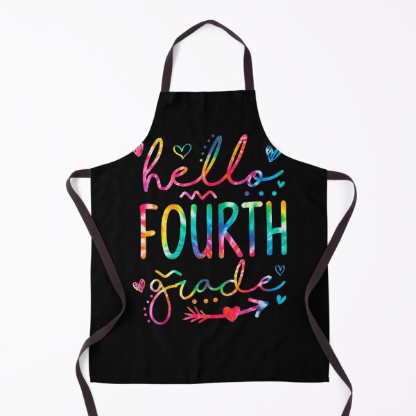 Item preview, Hello Fourth Grade Teacher Student Back To School Tie Dye designed and sold by scirarmav.